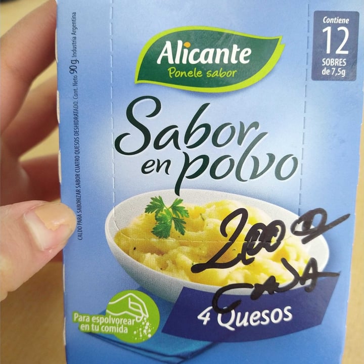 photo of Alicante Sabor en Polvo 4 Quesos shared by @maayliza on  20 Sep 2020 - review