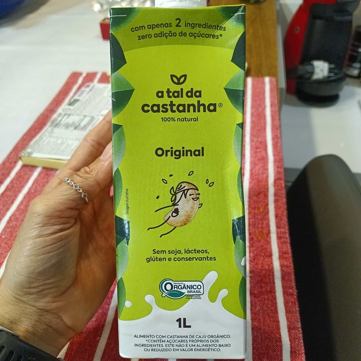 photo of A Tal da Castanha Bebida Vegetal de Castanha shared by @pamioliveira on  09 Aug 2022 - review