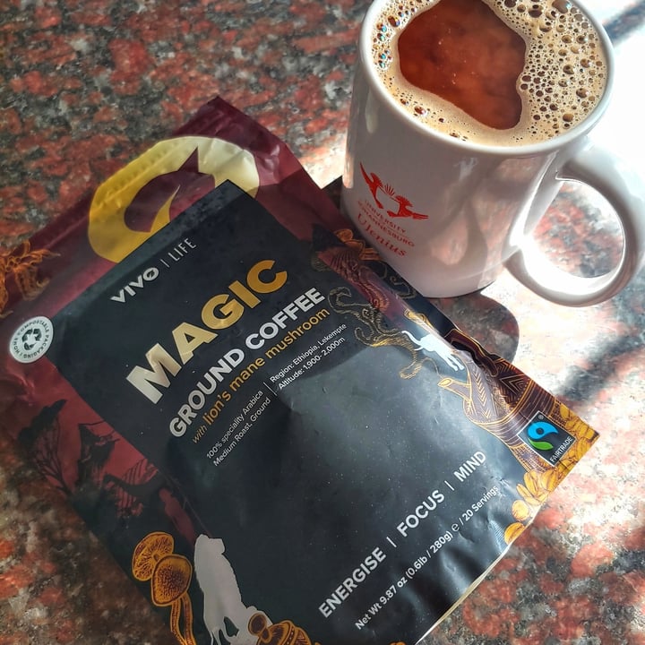 photo of Vivo Life MAGIC Coffee shared by @veganonthesavannah on  08 Sep 2021 - review