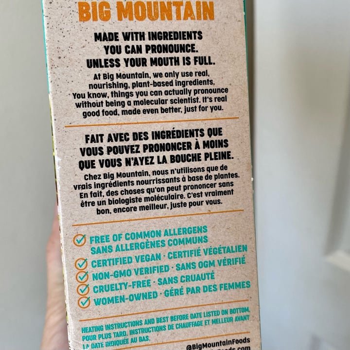 photo of Big Mountain Foods Broccoli Boost Veggie Grounds shared by @selene00 on  07 Jul 2022 - review