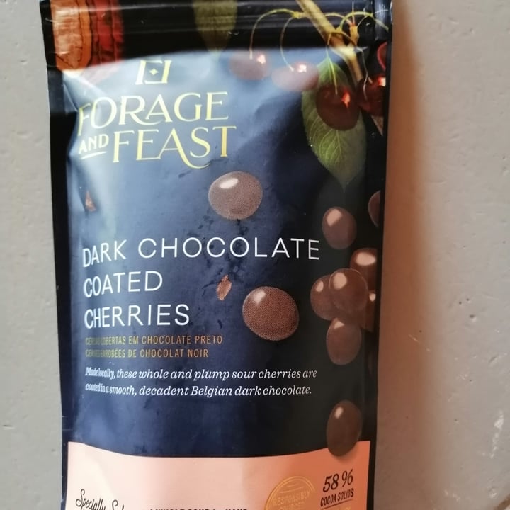 photo of Forage and Feast Dark chocolate coated cherries shared by @anusooyag on  21 Dec 2021 - review