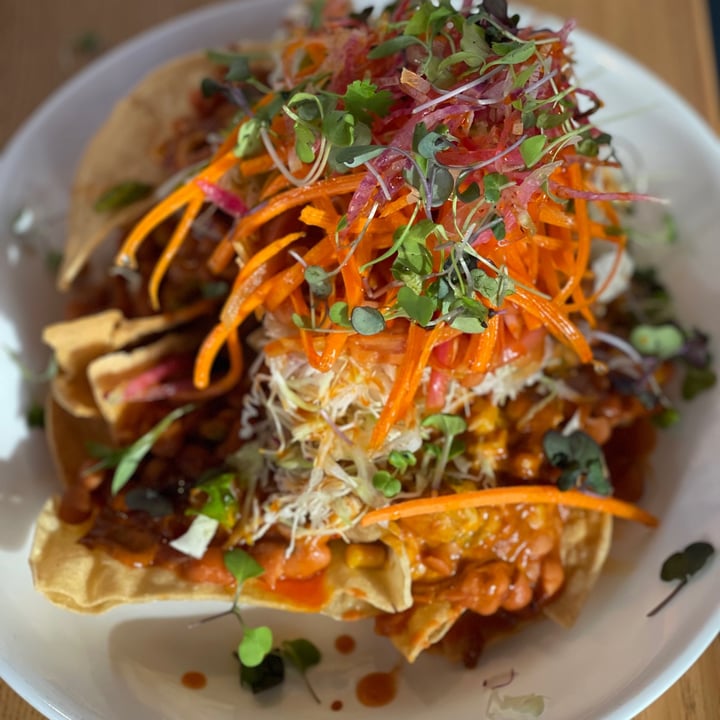 photo of The Funky Taco Vegan Nachos shared by @lisaohman on  18 Sep 2021 - review