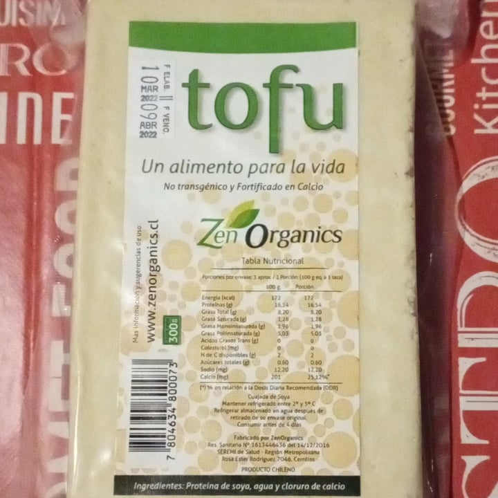 photo of Zen Organics Tofu shared by @fannyvegan on  30 Mar 2022 - review