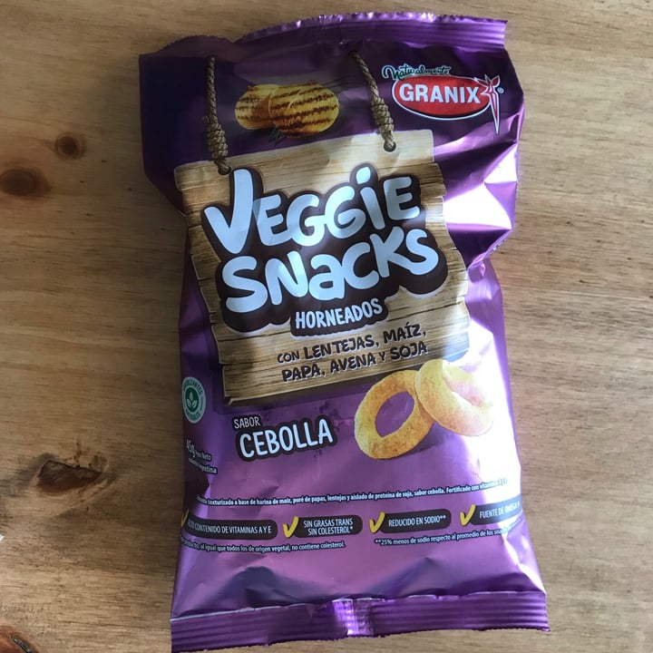 photo of Granix Veggie Snacks Sabor Cebolla shared by @noemariel on  30 Oct 2020 - review