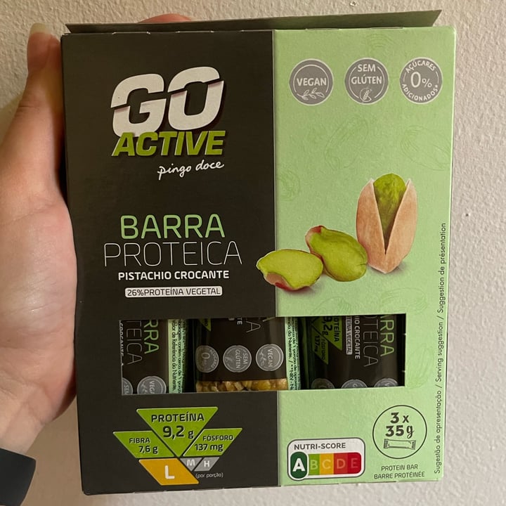 photo of Pingo doce Barra proteica - Pistachio crocante shared by @magali-b on  08 Feb 2022 - review