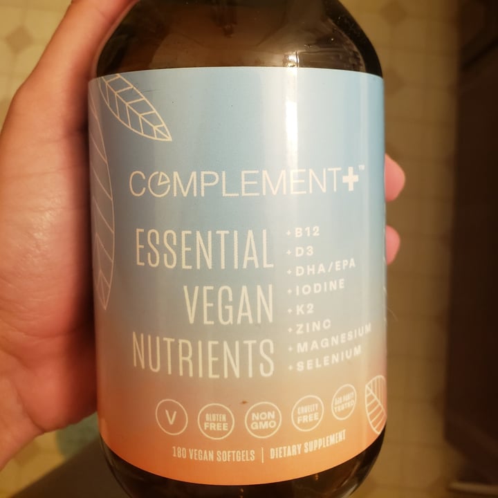 photo of Complement Complement Essential shared by @morganthevegan on  27 Oct 2020 - review