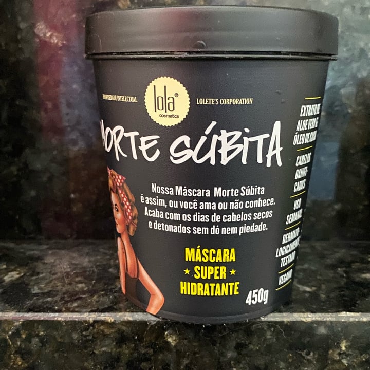 photo of Morte Subita - Máscara capilar Cosmético shared by @claudiastoeglehner on  13 May 2022 - review