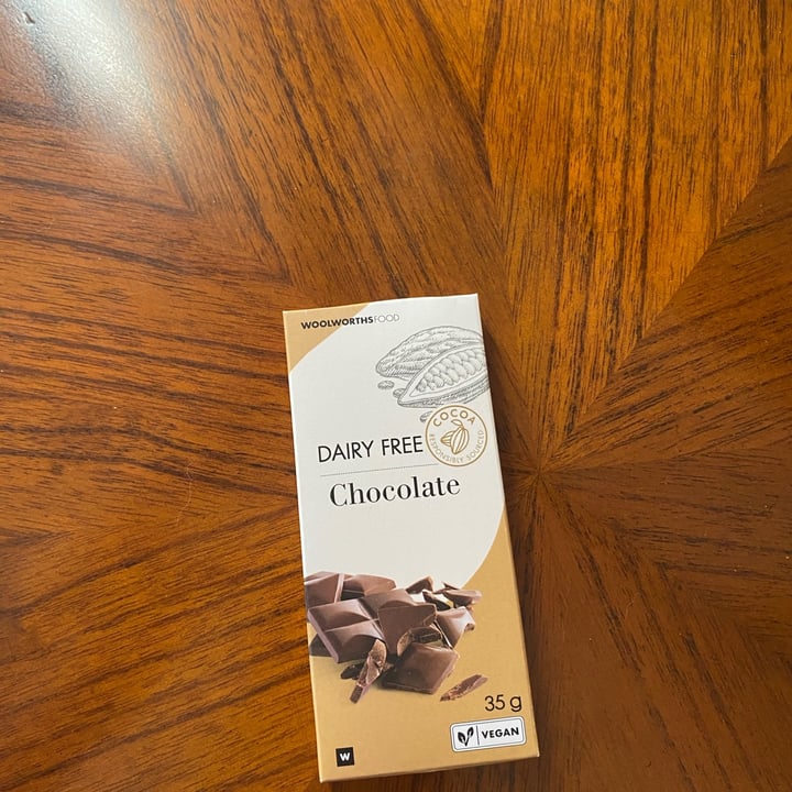 photo of Woolworths Food Dairy Free Chocolate shared by @bianca1701 on  11 Nov 2020 - review