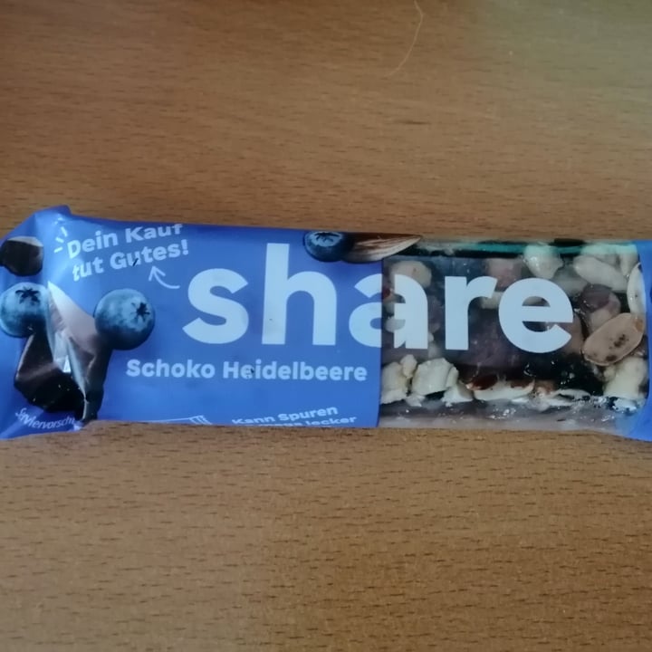 review photo of Share Nussriegel Schoko Heidelbeere shared by @castiel on 02 Dec 2022 - review