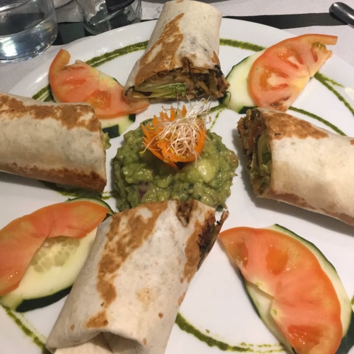 photo of Veggie Garden Maxi wrap con guacamole y queso vegano (wrap with guacamole and vegan cheese) shared by @jessiemaefaulkner on  25 Dec 2019 - review