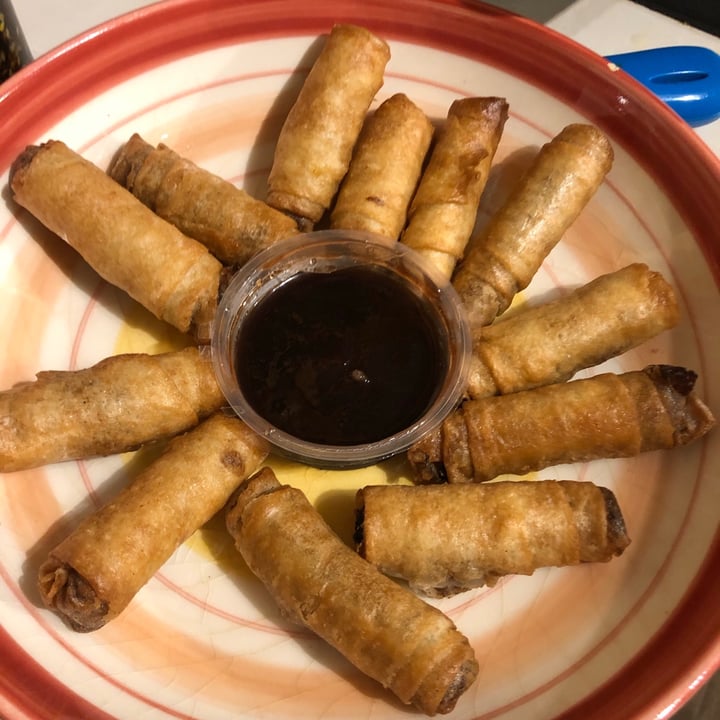 photo of Plant Kitchen (M&S) No Duck Spring Rolls shared by @caznoble on  28 Dec 2020 - review