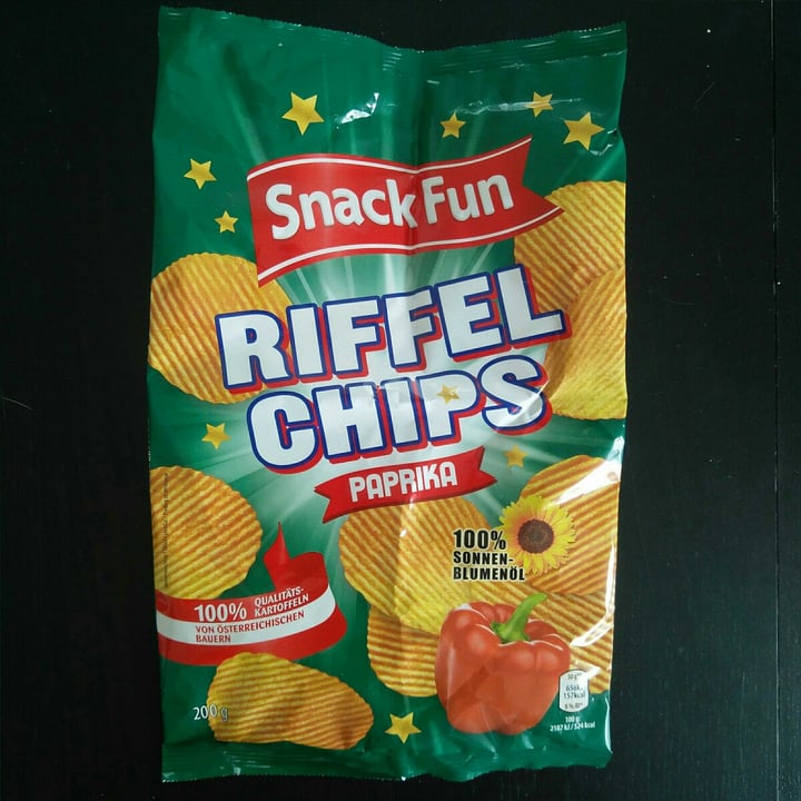 photo of Snack Fun Riffel Chips Paprika shared by @sandra312 on  08 Jun 2020 - review