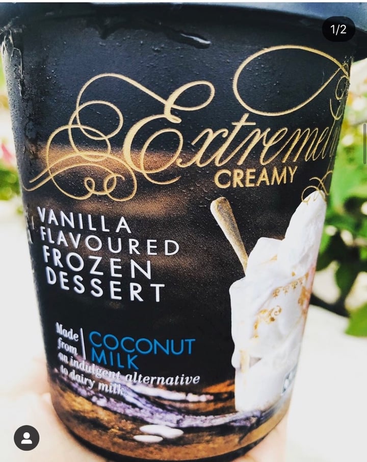 photo of Woolworths Food Vanilla Flavoured Frozen Dessert shared by @theveganvamps on  06 Apr 2020 - review