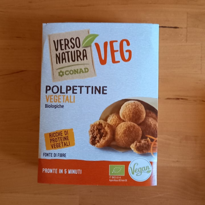 photo of Verso Natura Conad Veg Polpettine Vegetali shared by @moniberni on  27 Apr 2022 - review