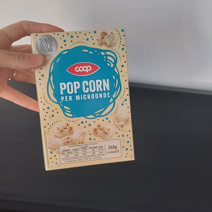 photo of Coop Pop Corn Per Microonde shared by @cbrambilla87 on  19 Sep 2022 - review