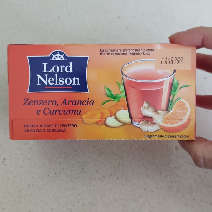 photo of Lord Nelson Infuso zenzero arancia e curcuma shared by @angelarusso on  08 Apr 2022 - review