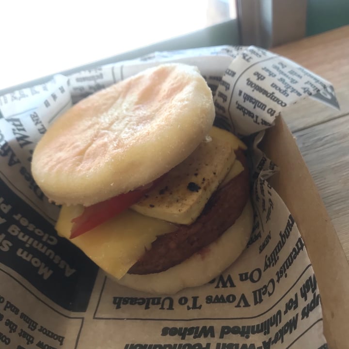 photo of Vegan Street Food ZA Breakfast McMuffin shared by @lucyjseward on  26 Oct 2020 - review