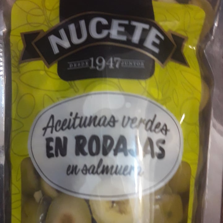 photo of Nucete Aceituna verdes en rodajas shared by @leeoalva on  01 Jul 2021 - review