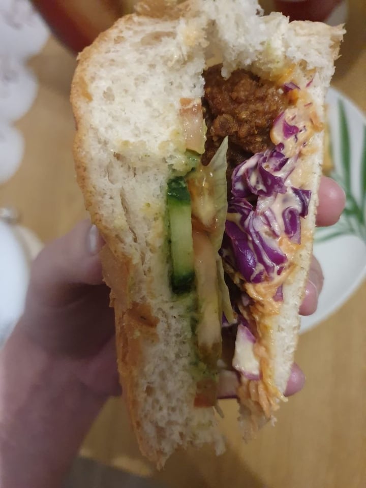 review photo of Dr Phil-Afel Vegan Goods Dr Phil-afel’s Southern Fried Roll shared by @yunggalac on 30 Jun 2020 - review