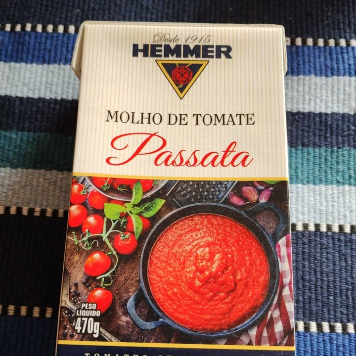 photo of Hemmer Molho de tomate Passata shared by @flordeliscarol on  25 Jun 2022 - review