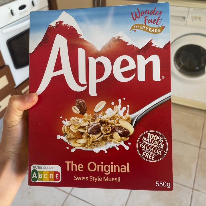 photo of Alpen alpen muesli original recipe shared by @laveganamasmolona on  17 Apr 2022 - review