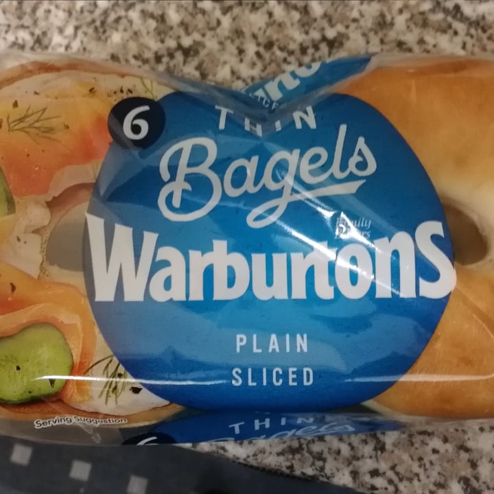 photo of Warburtons White plain bagels shared by @agg2 on  18 Jul 2020 - review