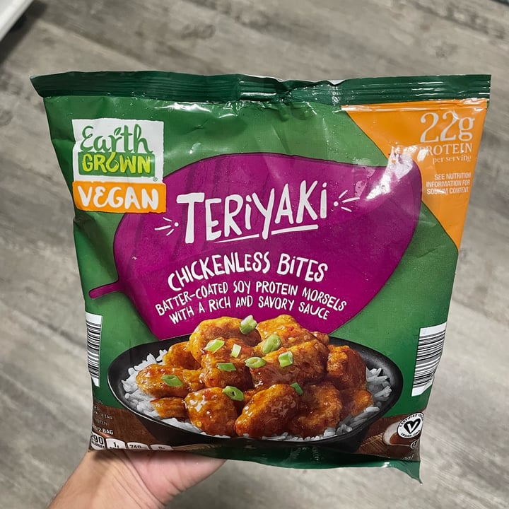 photo of Earth Grown Teriyaki Chickenless Bites shared by @lizyehl on  14 Nov 2022 - review