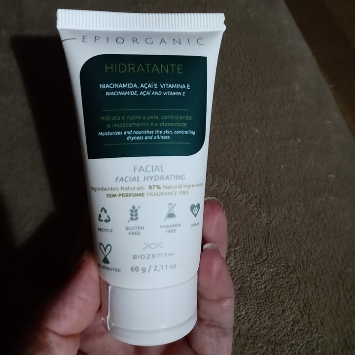 photo of Epiorganic Hidratante Ervas Funcionais shared by @gacaol on  30 Apr 2022 - review