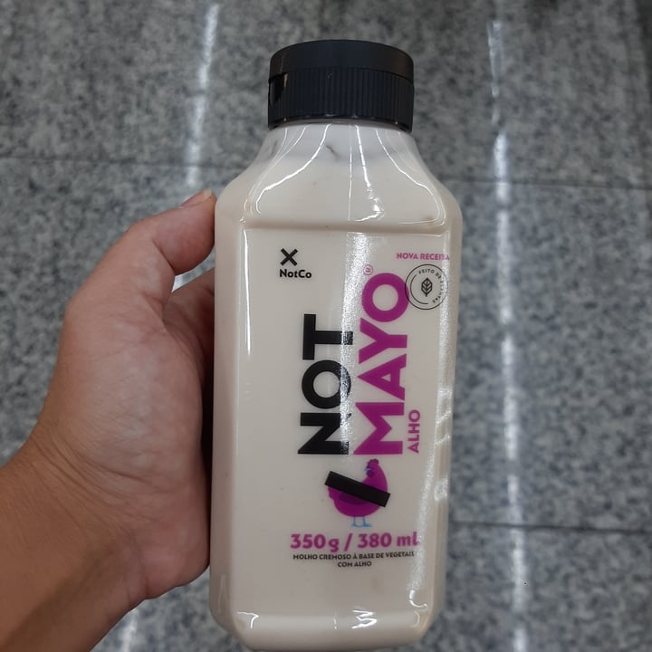 photo of NotCo Molho vegetal cremoso com alho - Not Mayo shared by @sgarbosa on  29 Jun 2022 - review