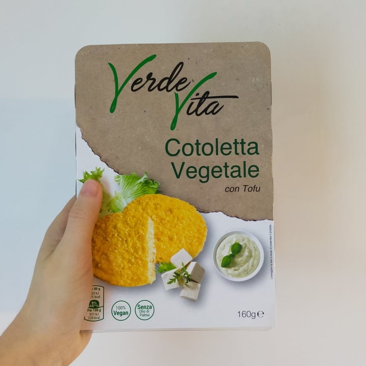 photo of Verde vita Cotoletta vegetale con tofu shared by @malegria on  11 Dec 2021 - review