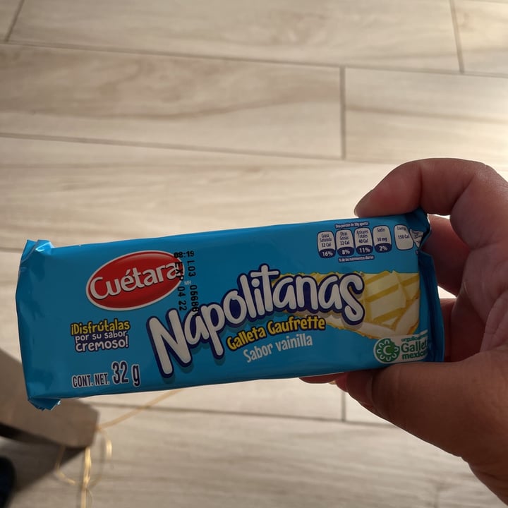 photo of Cuétara Napolitanas sabor vainilla shared by @dianisms on  19 Aug 2021 - review