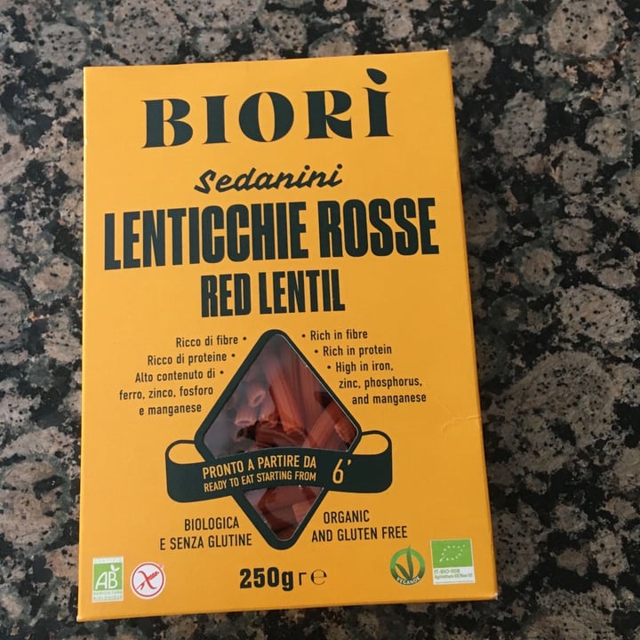 photo of Biori Biori' Sedanini di Lenticchie Rosse Bio shared by @grevegsnow on  21 Feb 2022 - review