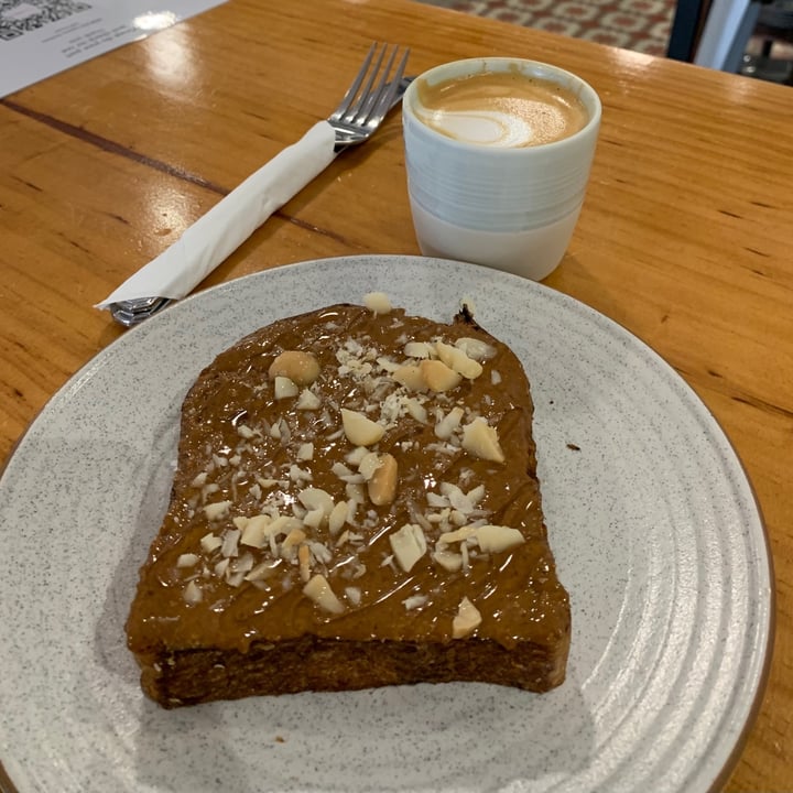 review photo of MICRO red | house Hazelnut butter toast shared by @happyfitvegan on 19 Dec 2020 - review