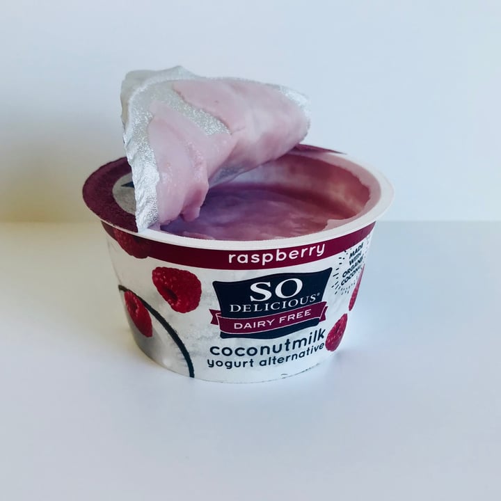 photo of So Delicious Dairy Free Raspberry Coconutmilk Yogurt Alternative shared by @tamiapple on  17 Aug 2021 - review