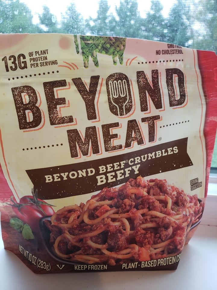 photo of Beyond Meat Beyond Beef Crumbles Beefy shared by @ambularfortheanimals on  01 Sep 2018 - review