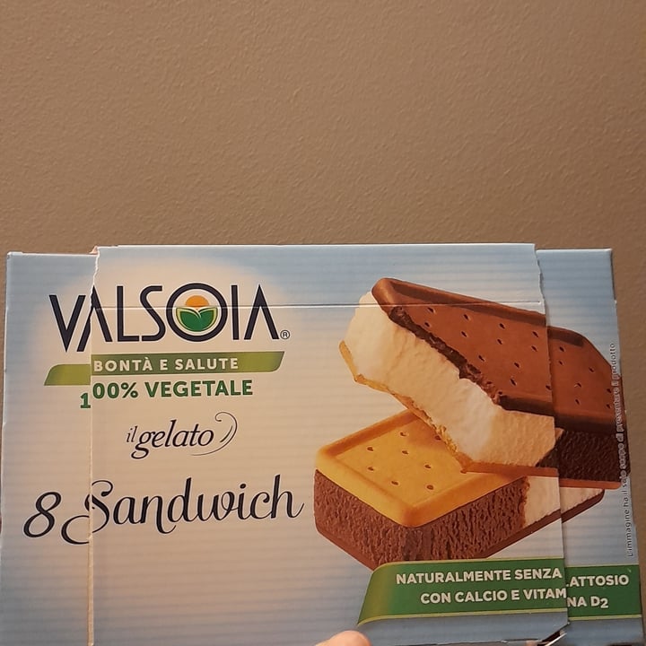 photo of Valsoia 8 sandwich il gelato shared by @mercedesmata on  30 Jun 2022 - review