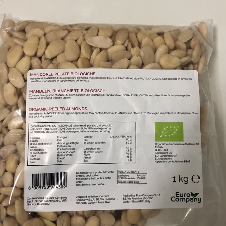 review photo of Frutta e bacche naturally Mandorle Pelate Biologiche shared by @psychegle on 22 Nov 2022 - review
