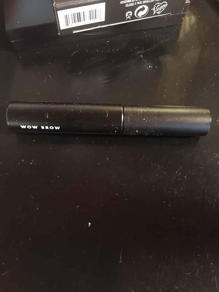 photo of e.l.f. Cosmetics Wow brow volumizing fiber gel - brunette shared by @mallory17 on  07 Dec 2019 - review