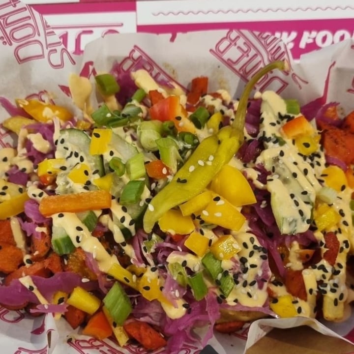photo of Döner Summer (Mobile Street Vendor) Garlic chilli chick’n teller shared by @vegan87 on  28 Sep 2021 - review
