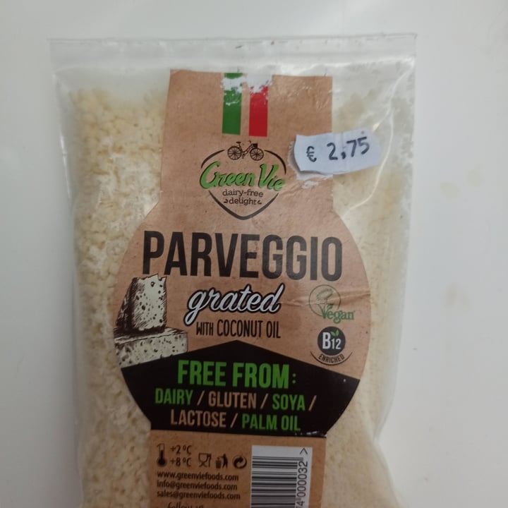 photo of GreenVie Foods Queso Parmesano Rallado shared by @mswinter on  07 Nov 2020 - review