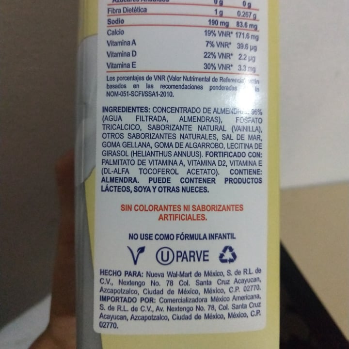 review photo of Member's Mark Alimento líquido a base de Almendra Sabor Vainilla shared by @erikayuliana on 01 Sep 2021 - review