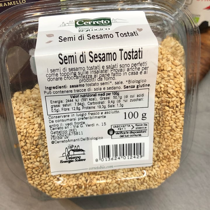 photo of Cerreto Semi di sesamo tostati shared by @rossrebel on  14 Oct 2022 - review