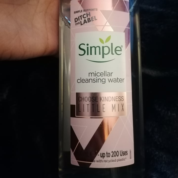 review photo of Simple Micellar Cleansing Water shared by @hannahfaye on 29 Nov 2021 - review