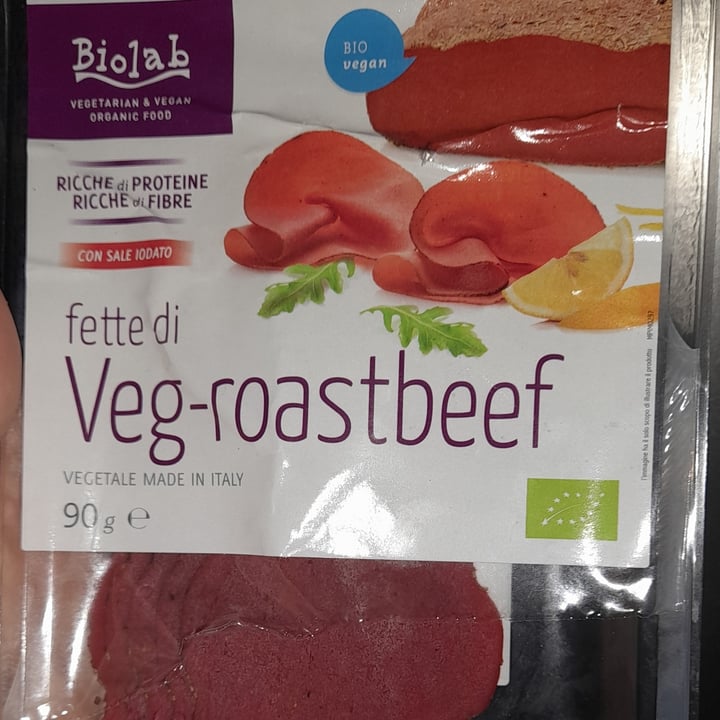 photo of Biolab Affettato vegano Roastbeef shared by @emamess23 on  18 Mar 2022 - review