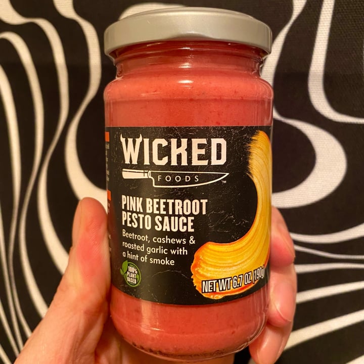 photo of Wicked Pink beetroot Pesto shared by @timvegmalone on  04 Jan 2022 - review