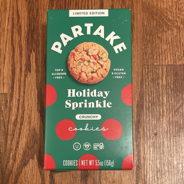 photo of Partake Foods Holiday Sprinkle shared by @jessfarrar on  02 Dec 2021 - review
