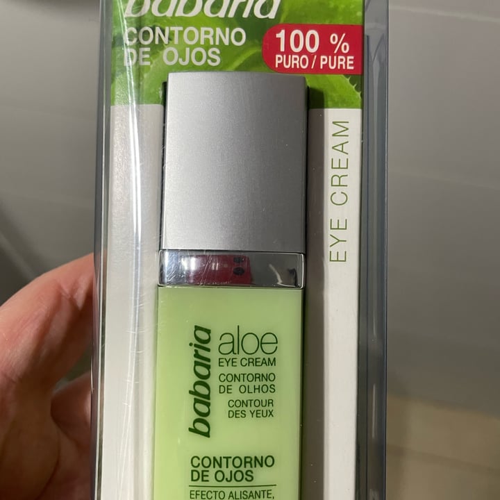 photo of Babaria Contorno de ojos Aloe shared by @murielbrewriel on  17 Mar 2022 - review