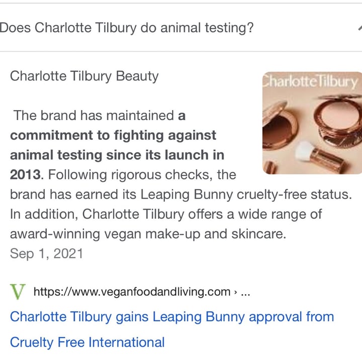 photo of Charlotte Tilbury Mutli-Miracle Glow shared by @happy2bvegan on  19 Nov 2021 - review