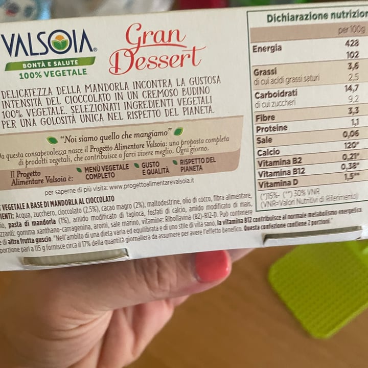 photo of Valsoia Delizia gran dessert cioccolato shared by @lulu85 on  23 Sep 2022 - review