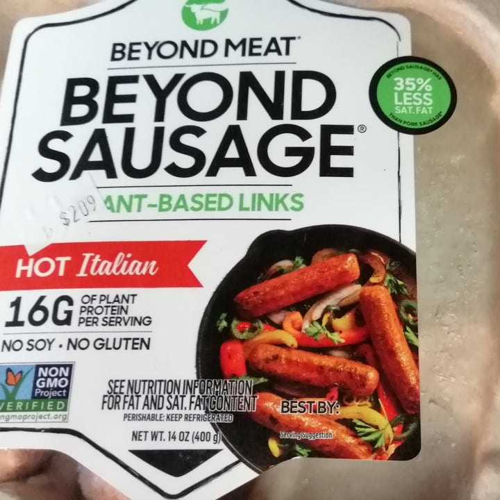 photo of Beyond Meat Beyond Sausage Hot Italian shared by @solvillasando on  11 Feb 2021 - review